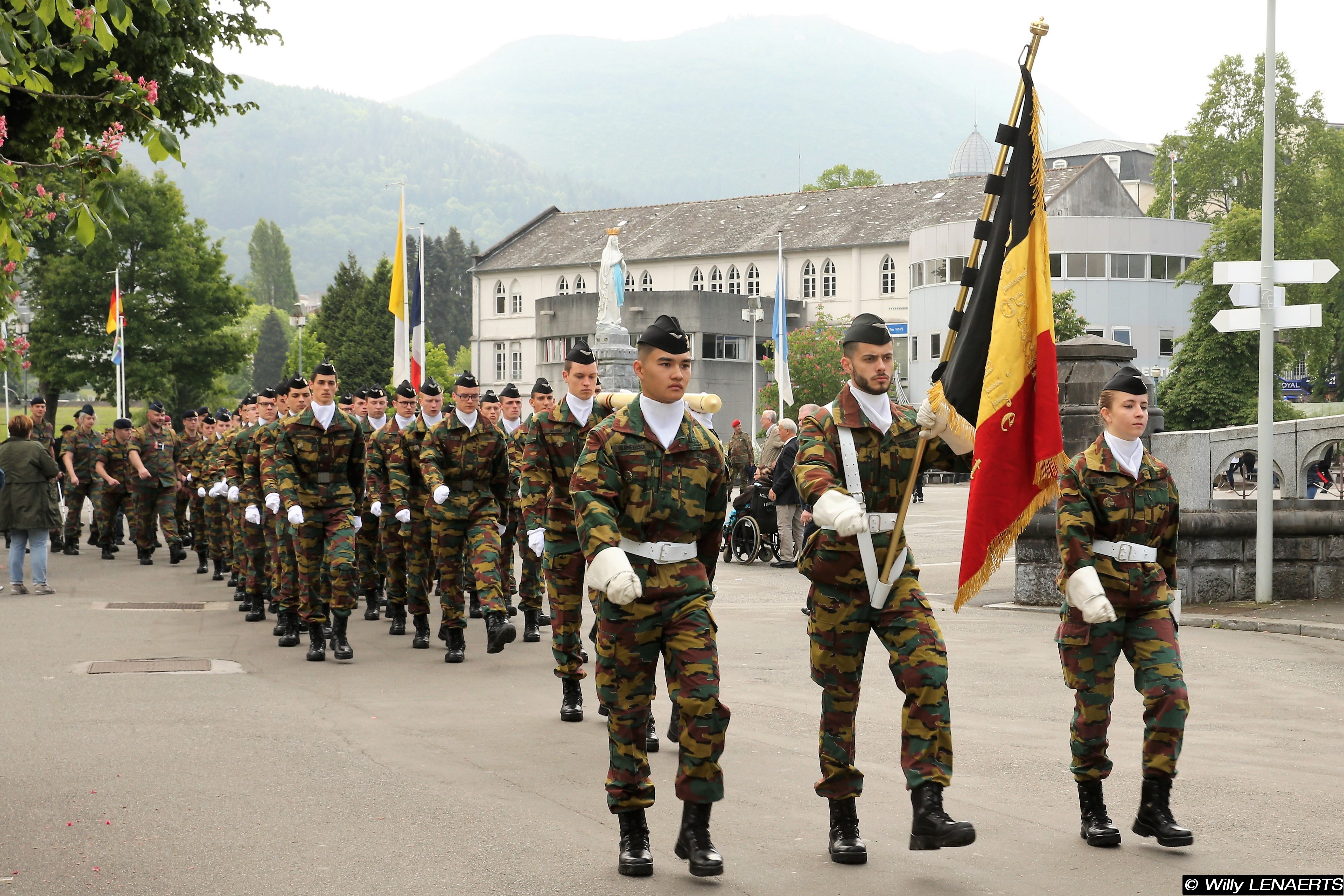 De kadetten van de militaire school