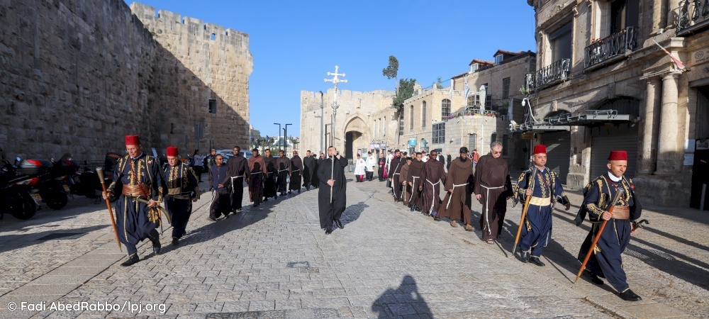 Processie in Jeruzalem