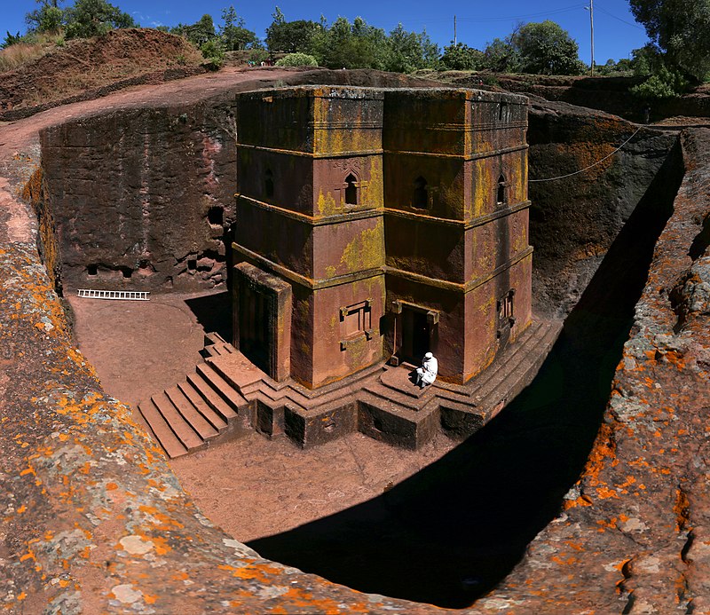 Rotskerk in Lalibela