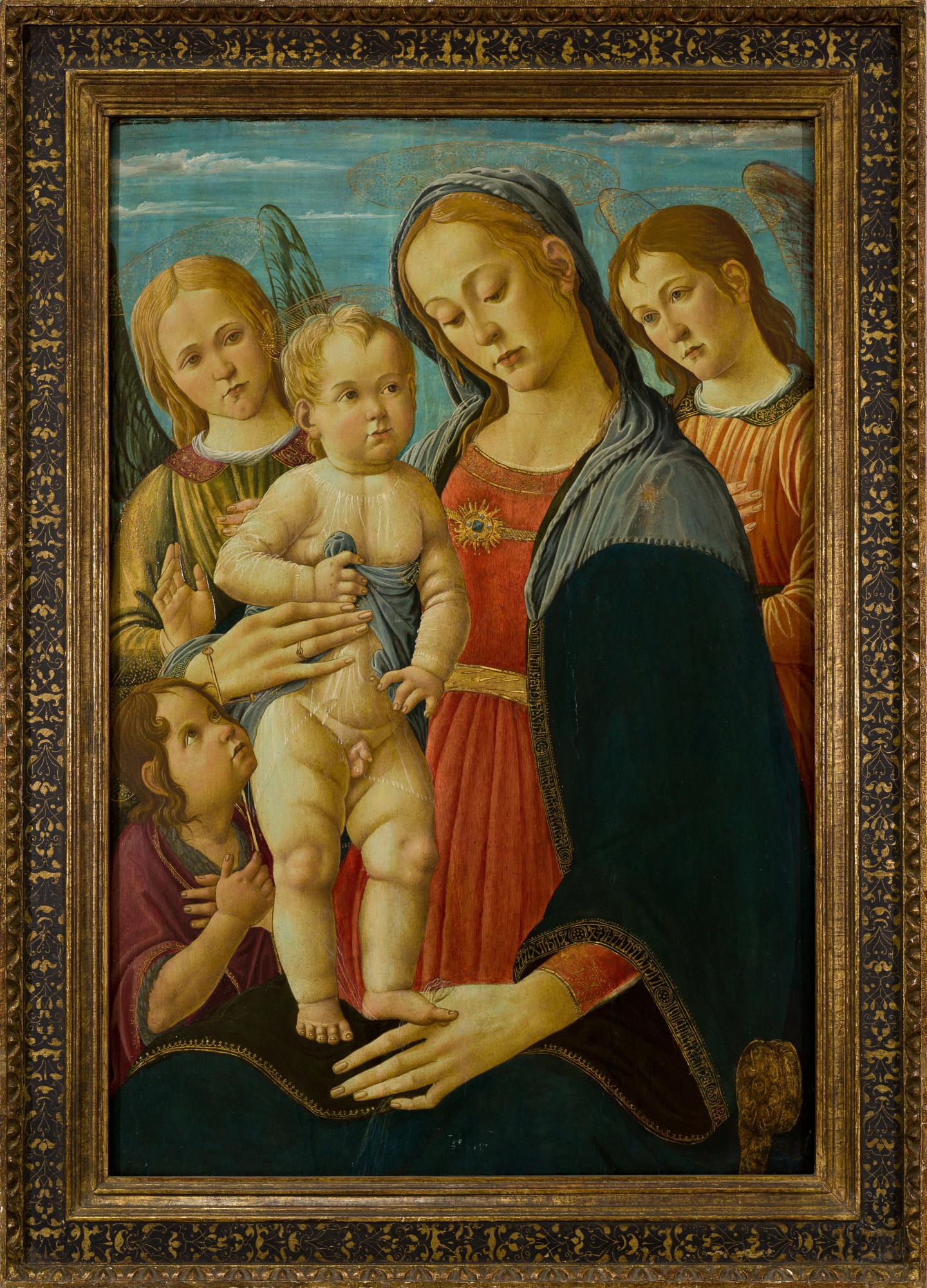 Madonna met kind van Jacopo del Sellaio