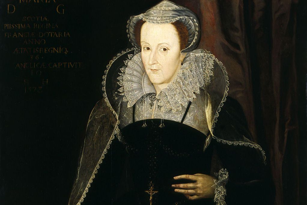 Het portret van Maria, de koningin der Schotten door Nicholas Hilliard