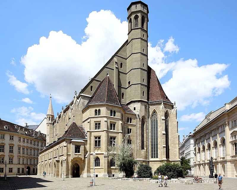 De minoritenkirche in Wenen