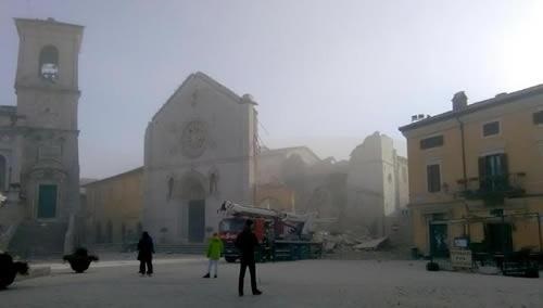 Norcia na de aardbeving