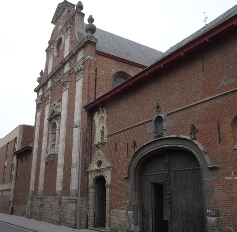 Het klooster van het Onze-Lieve-Vrouwhospitaal op het Buda-eiland in Kortrijk