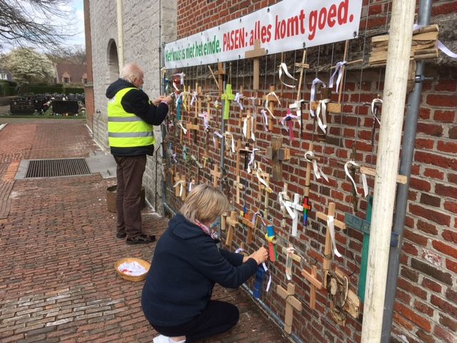 Het 'kruisjeshek' in Olen