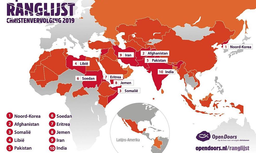 De 10 meest onveilige landen voor christenen