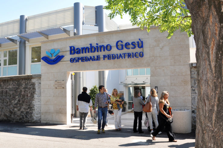 Het Bambino Gesù kinderziekenhuis in Rome dat eigfendom is van de Heilige Stoel