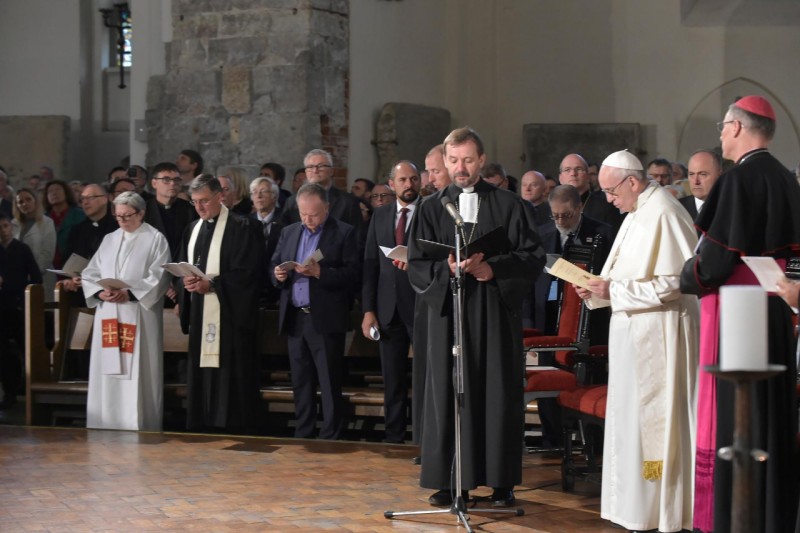 Oecumenische gebedsdienst in Riga