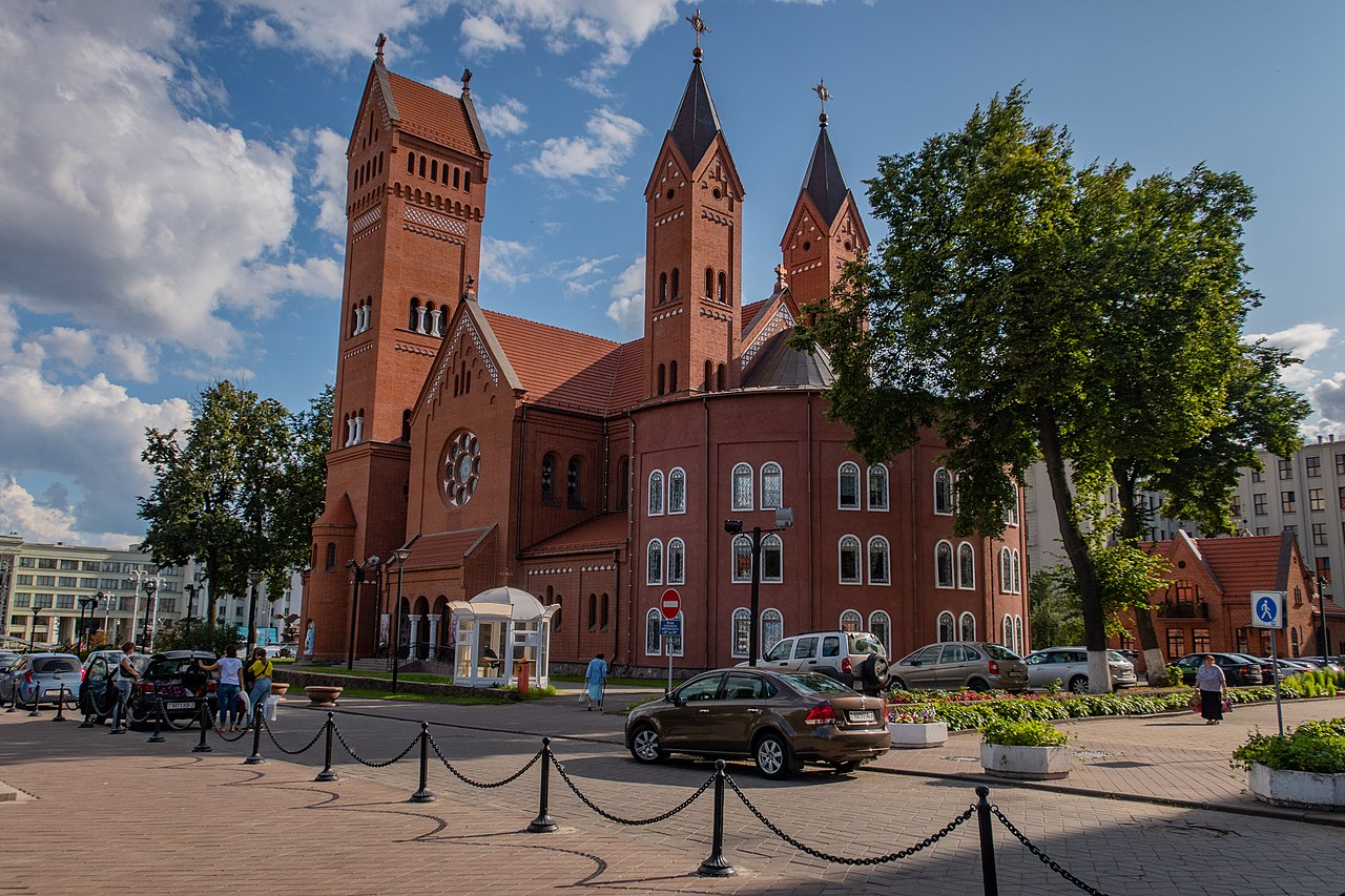 (De door de overheid gesloten) Rode Kerk in Minsk