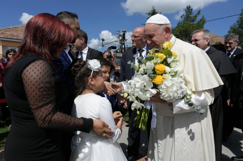 Paus Franciscus bood verontschuldigingen aan bij de Romagemeenschap