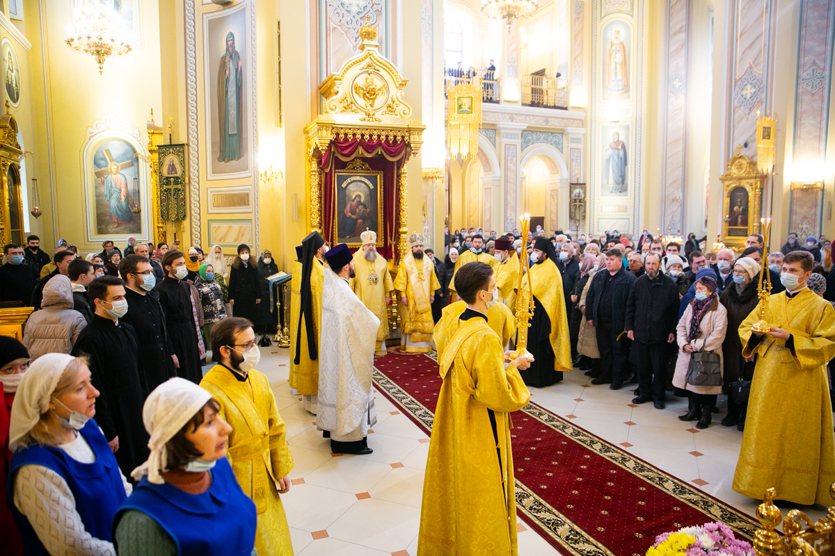 Gebedsdienst voor de vrede en het vaderland in Rostov