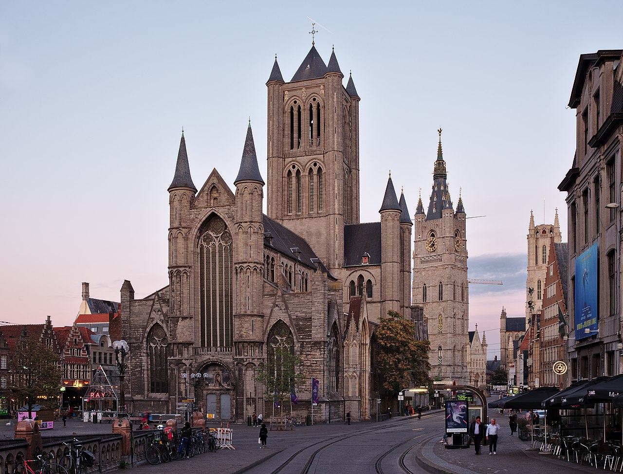 De Sint-Niklaaskerk in Gent