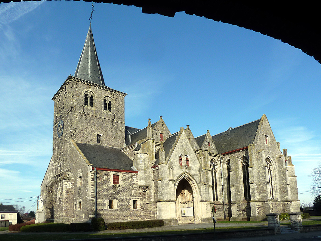 De Sint-Genovevakerk in Oplinter