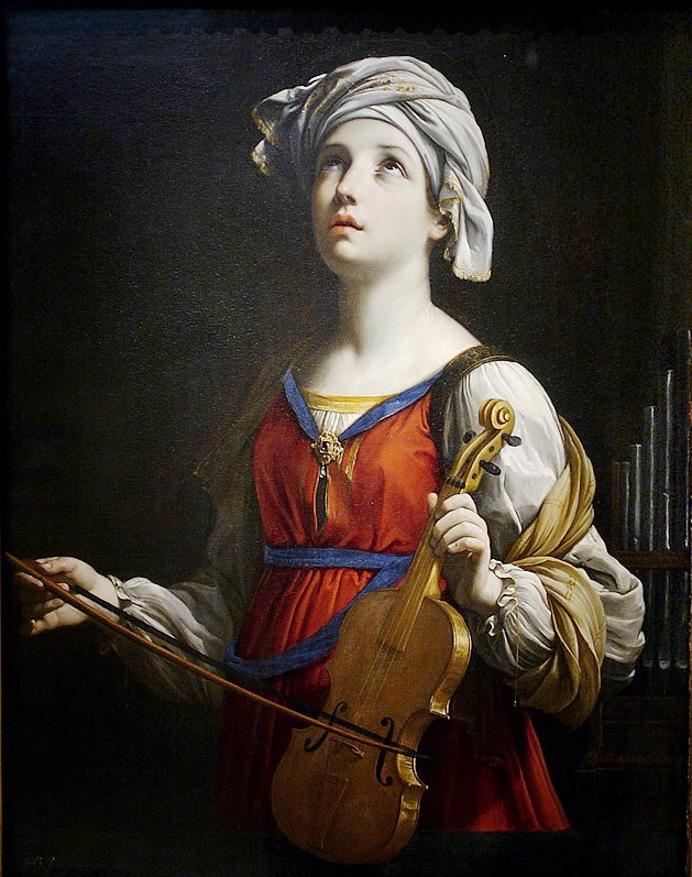 De heilige Cecilia, door Guido Reni (1603)