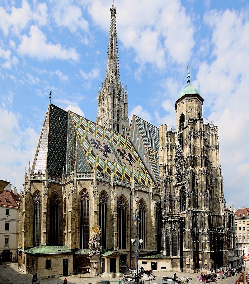 De Weense Stephansdom behoort tot de belangrijkste gotische bouwwerken van Oostenrijk