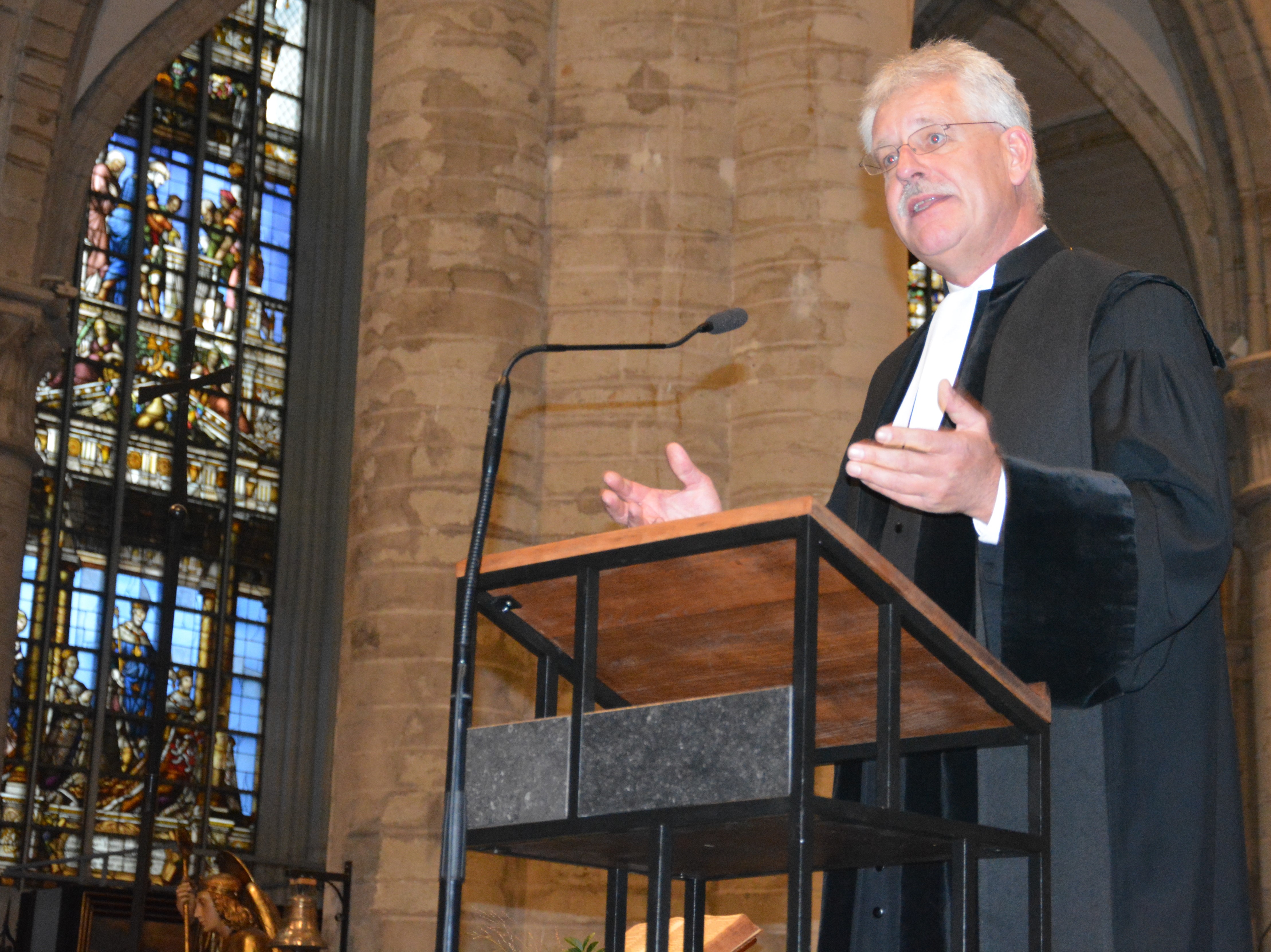 Voorzitter Steven H. Fuite van de Verenigde Protestantse Kerk van België (VPKB)