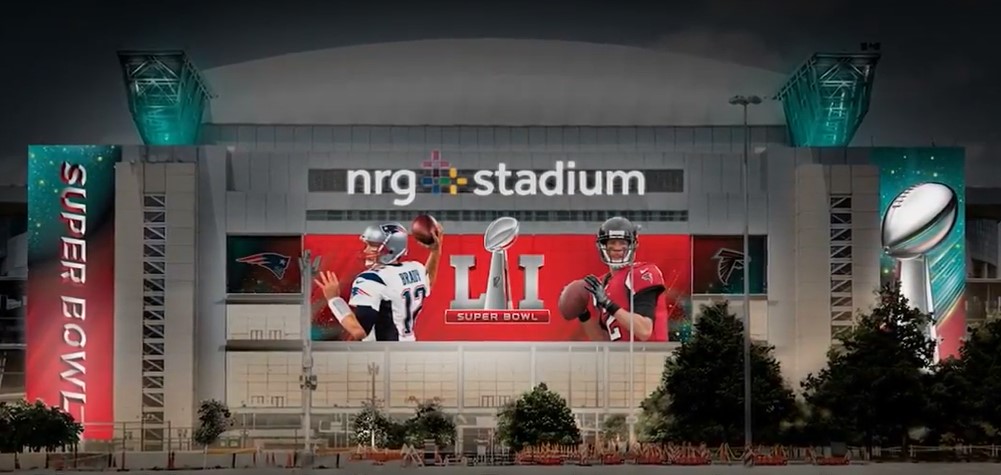 Paus Franciscus richtte zich in een videoboodschap tot de spelers en de toeschouwers van de Super Bowl