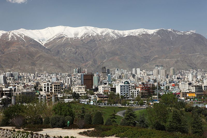 Teheran in de winter