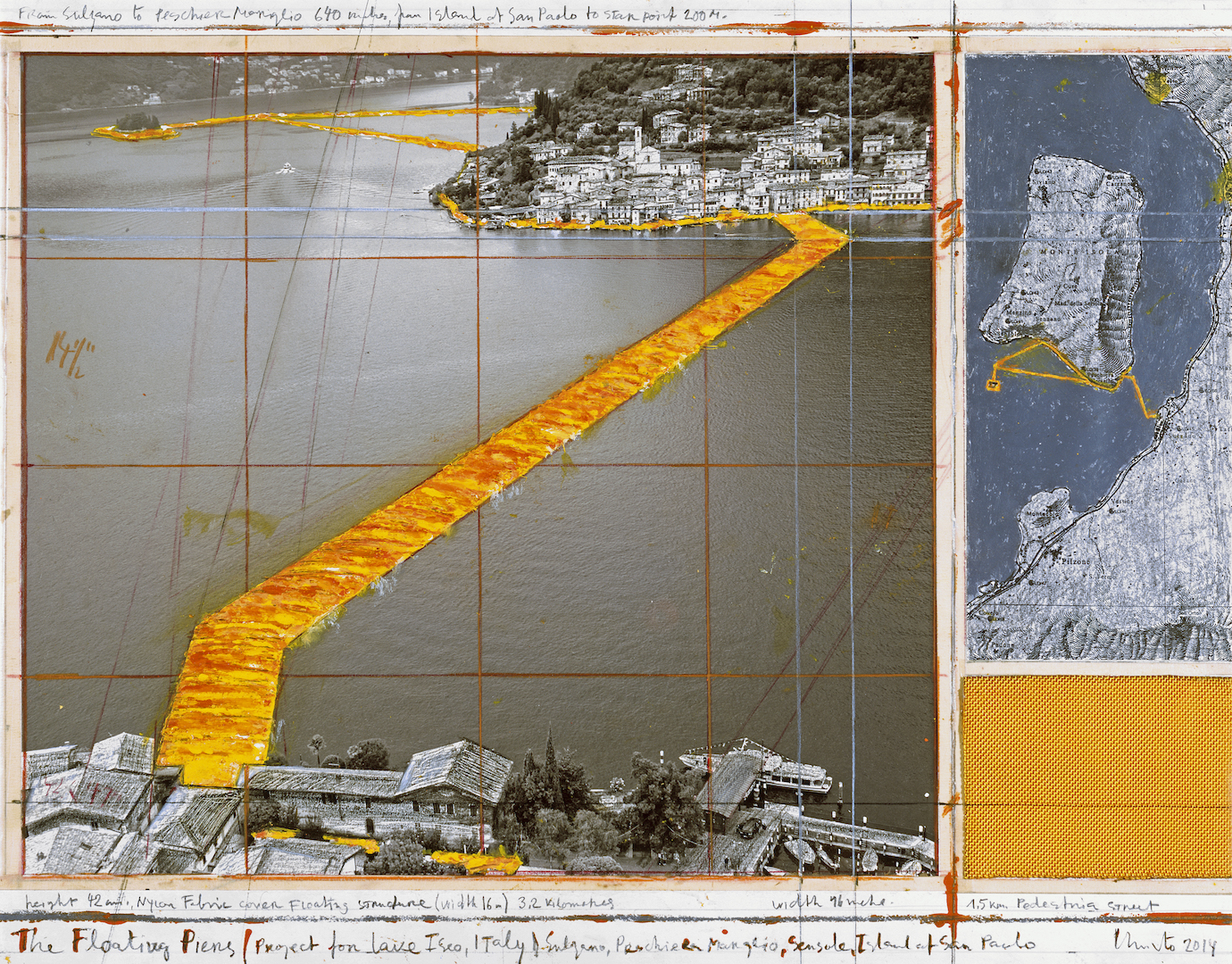 Foto © Wolfgang Volz / Floating Piers / Christo and Jeanne-Claude