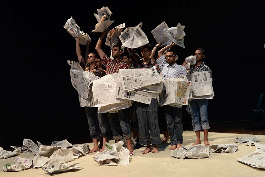 Theater Day Productions, partner van Broederlijk Delen in Gaza, in betere tijden.