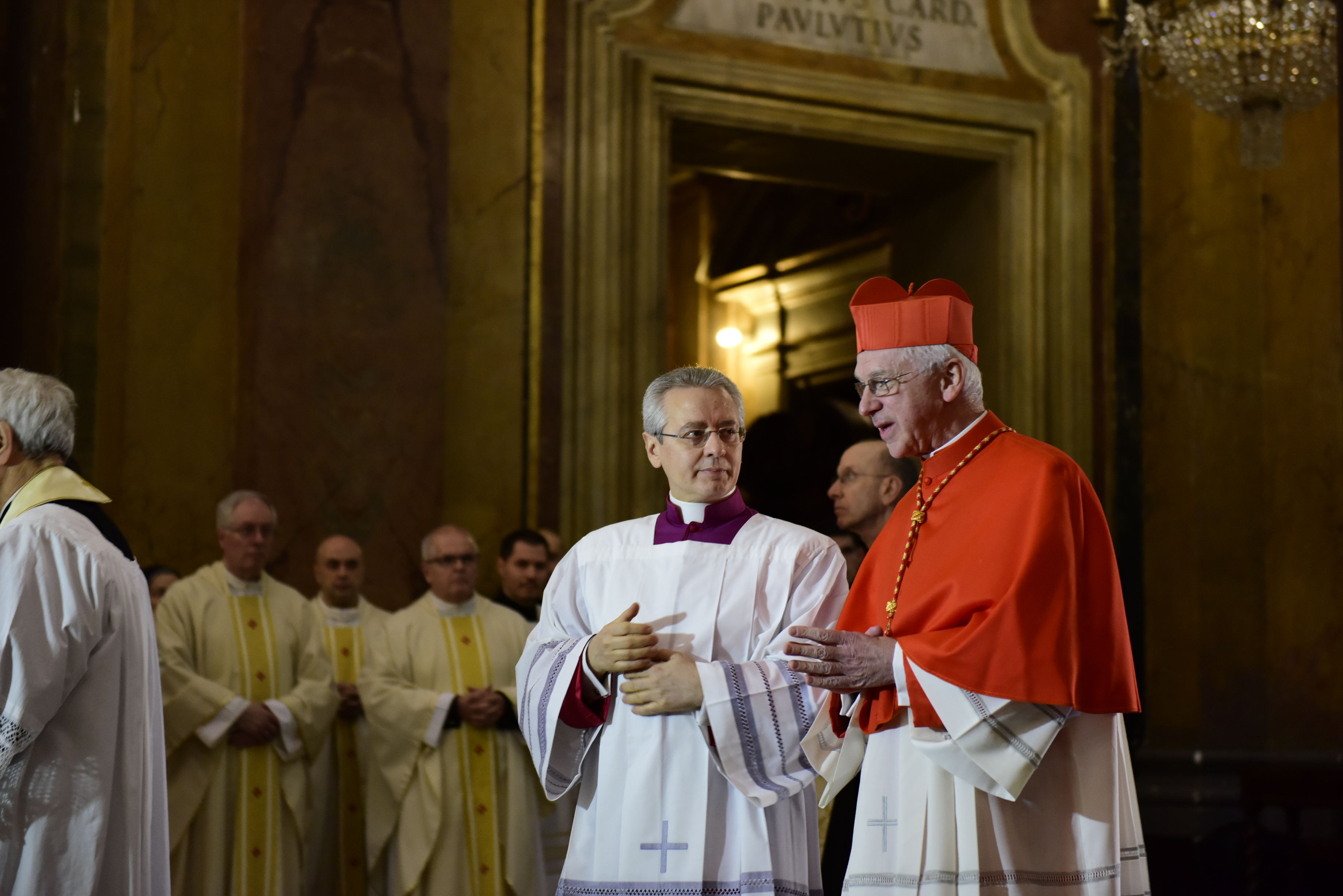 Kardinaal Jozef De Kesel neemt officieel bezit van zijn titelkerk in Rome, de Sint-Johannes en Sint-Paulusbasiliek