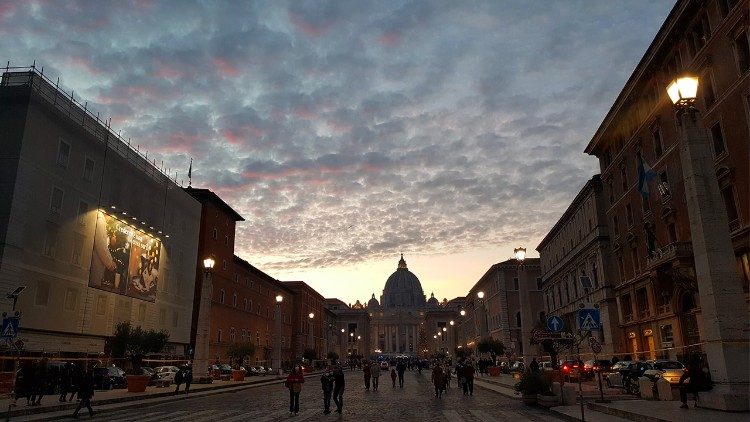 Zicht op het Vaticaan