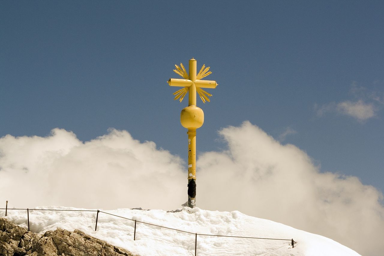 De top van de Zugspitz