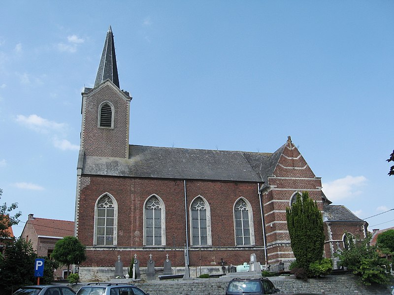 De Sint-Catharinakerk in Zuurbemde. 