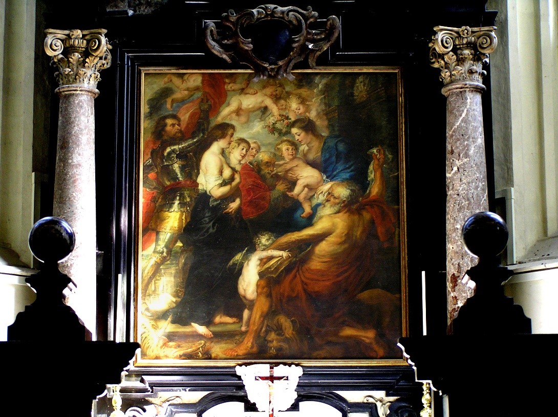 De grafkapel van Rubens in de St-Jacobskerk © Topa