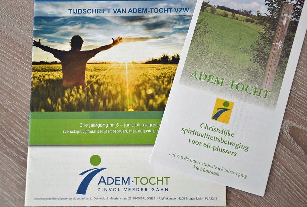 Het tijdschrift van Adem-Tocht wordt 4 keer per jaar gepubliceerd