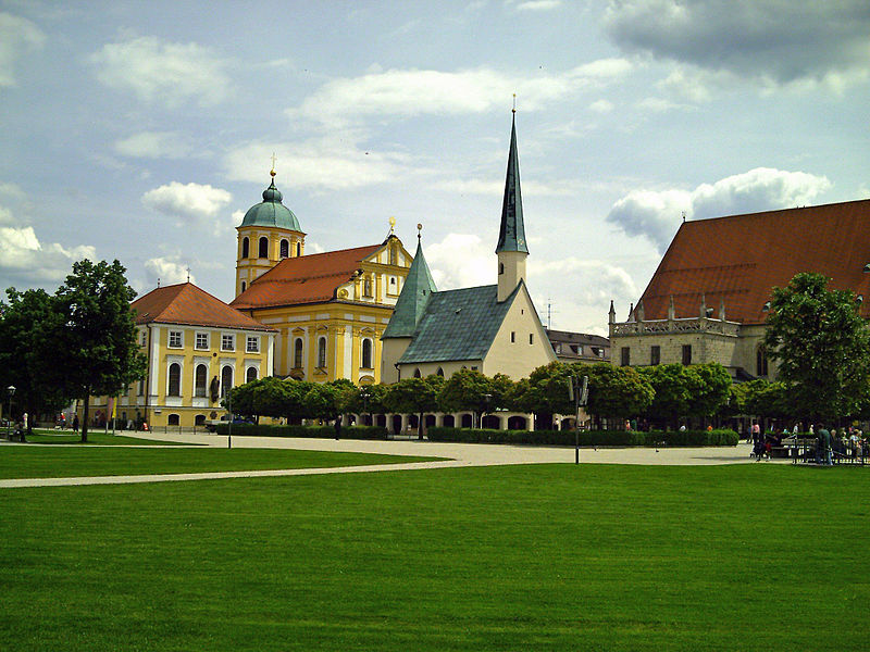 Het bedevaartsoord met de genadekapel in Altötting