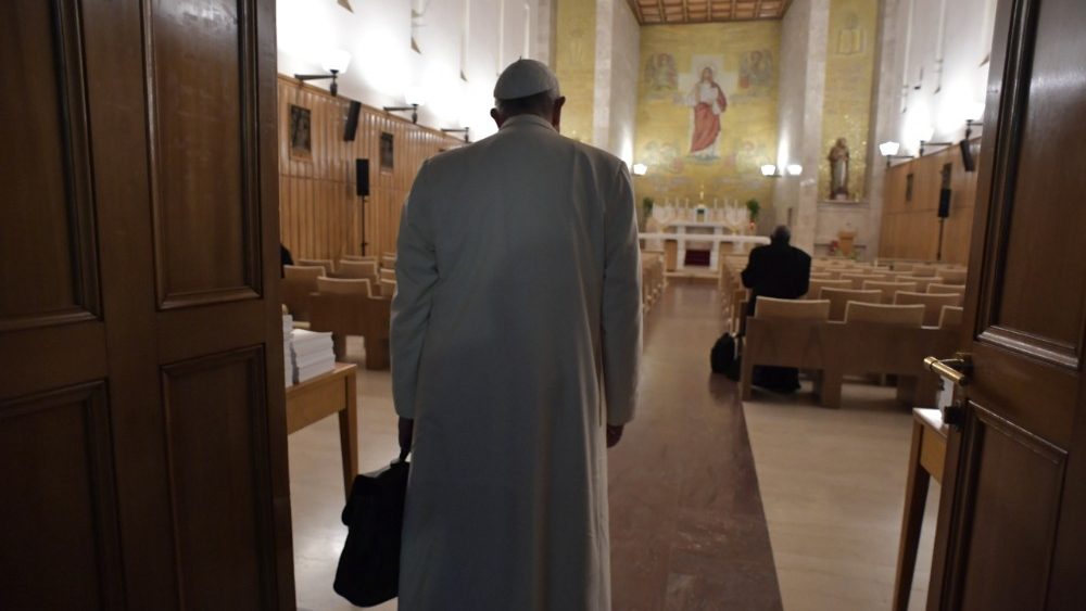 Paus Franciscus in Ariccia