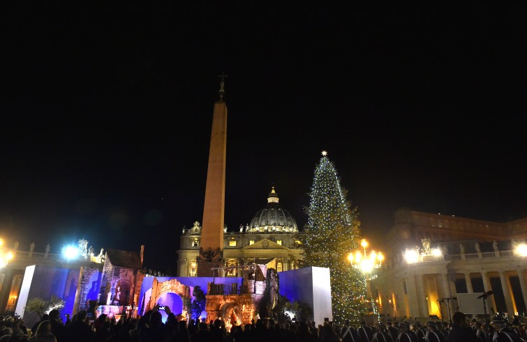 Kerstmis op het Sint-Pietersplein © SIR