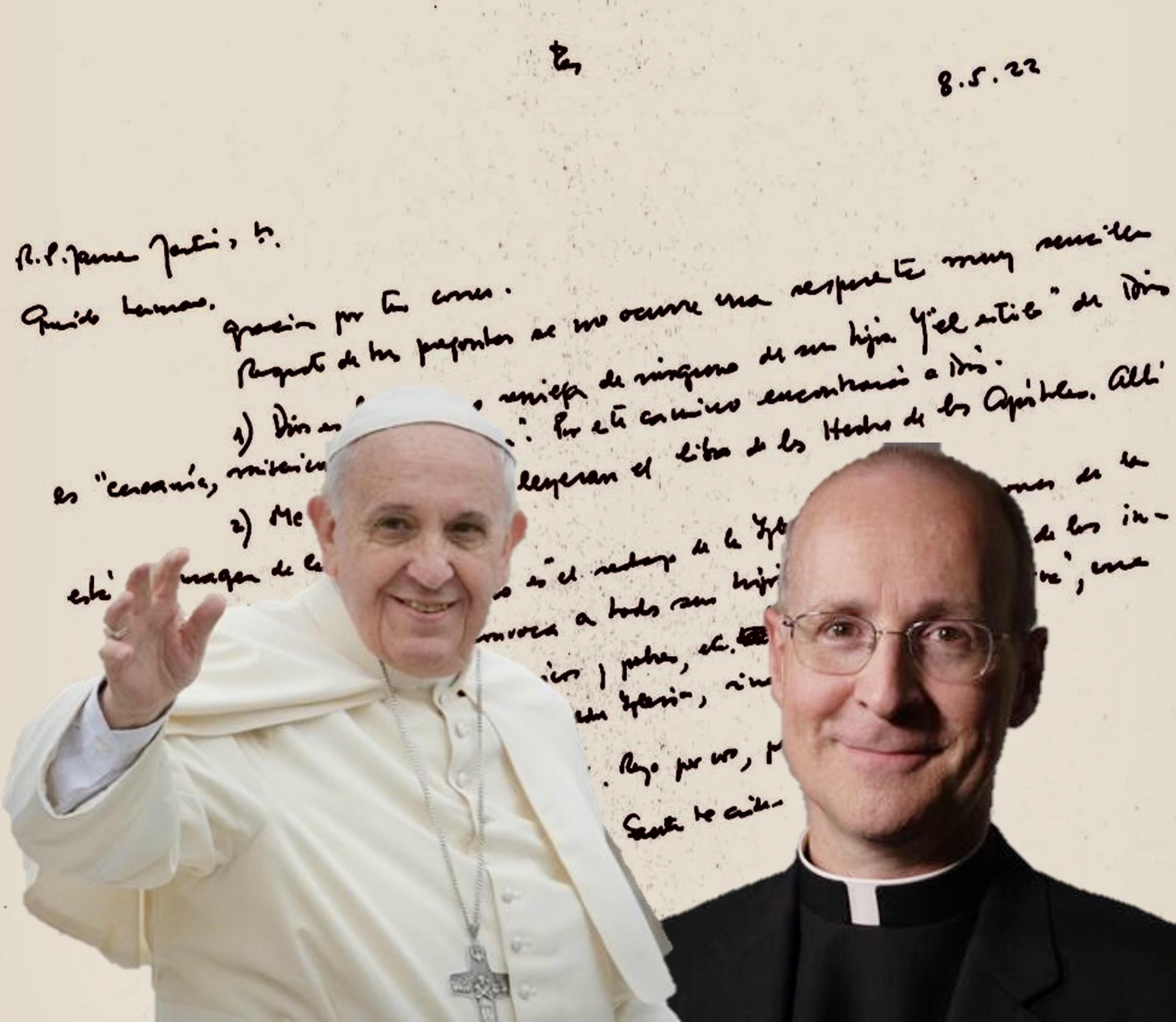 Brief van paus Franciscus aan pater James Martin en de LGBTQ-gemeenschap.