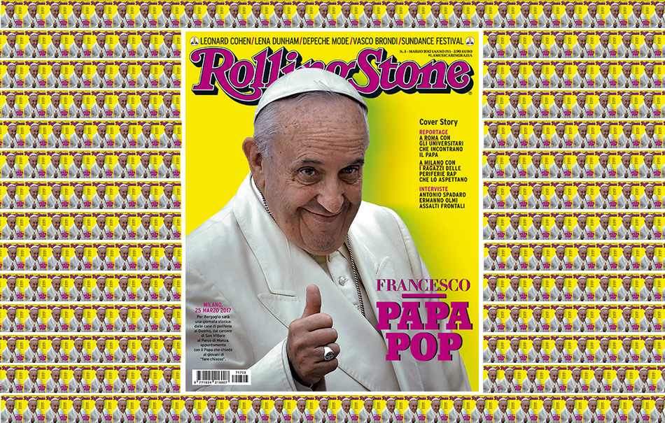 Paus Franciscus als popster volgens Rolling Stone