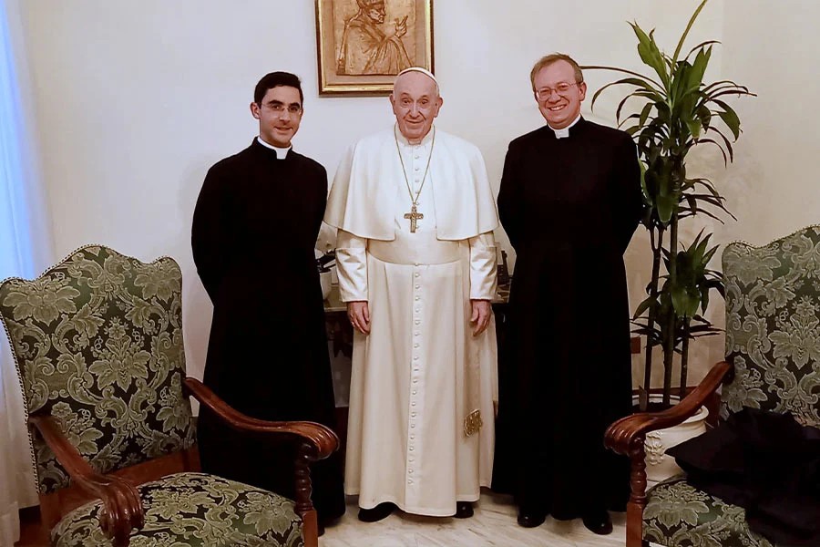 Ontmoeting van vorig jaar met paus Franciscus