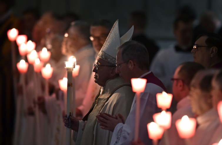 Paus Franciscus tijdens de Dag van het Godgewijde Leven