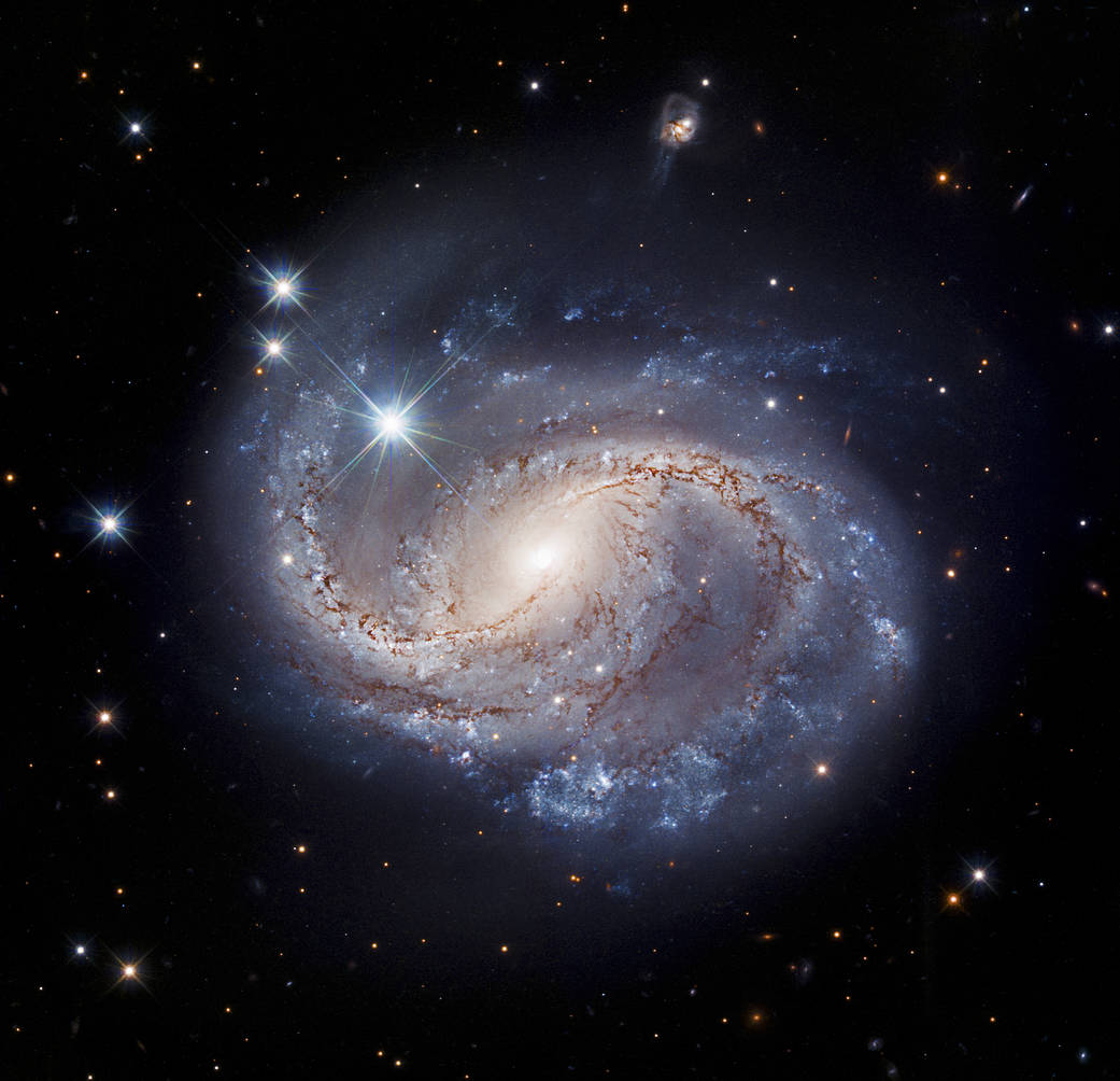 Foto van een sterrenstelsel met de hubble telescoop