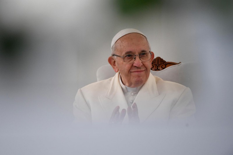 Paus Franciscus in Litouwen