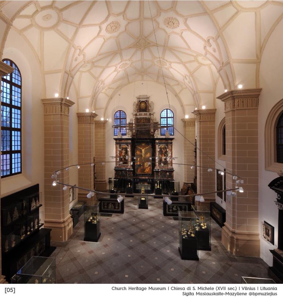 Deze kerk in Vilnius werd herbestemd als museum. 