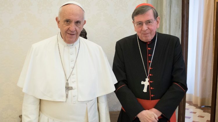 Paus Franciscus en kardinaal Kurt Koch