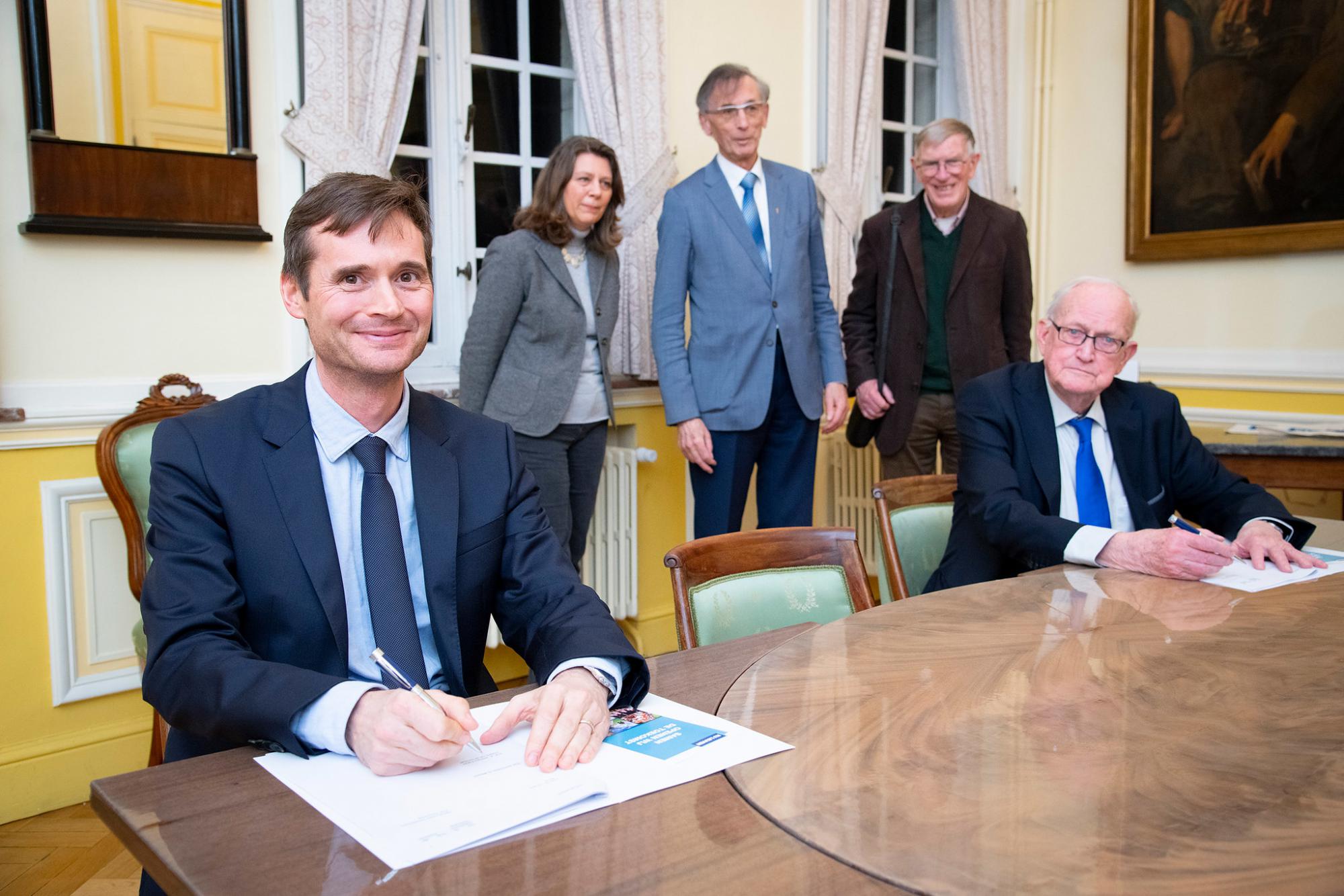 Prof Anthony Dupont, de eerste titularis van de nieuwe Augustinus van Hippo Leerstoel