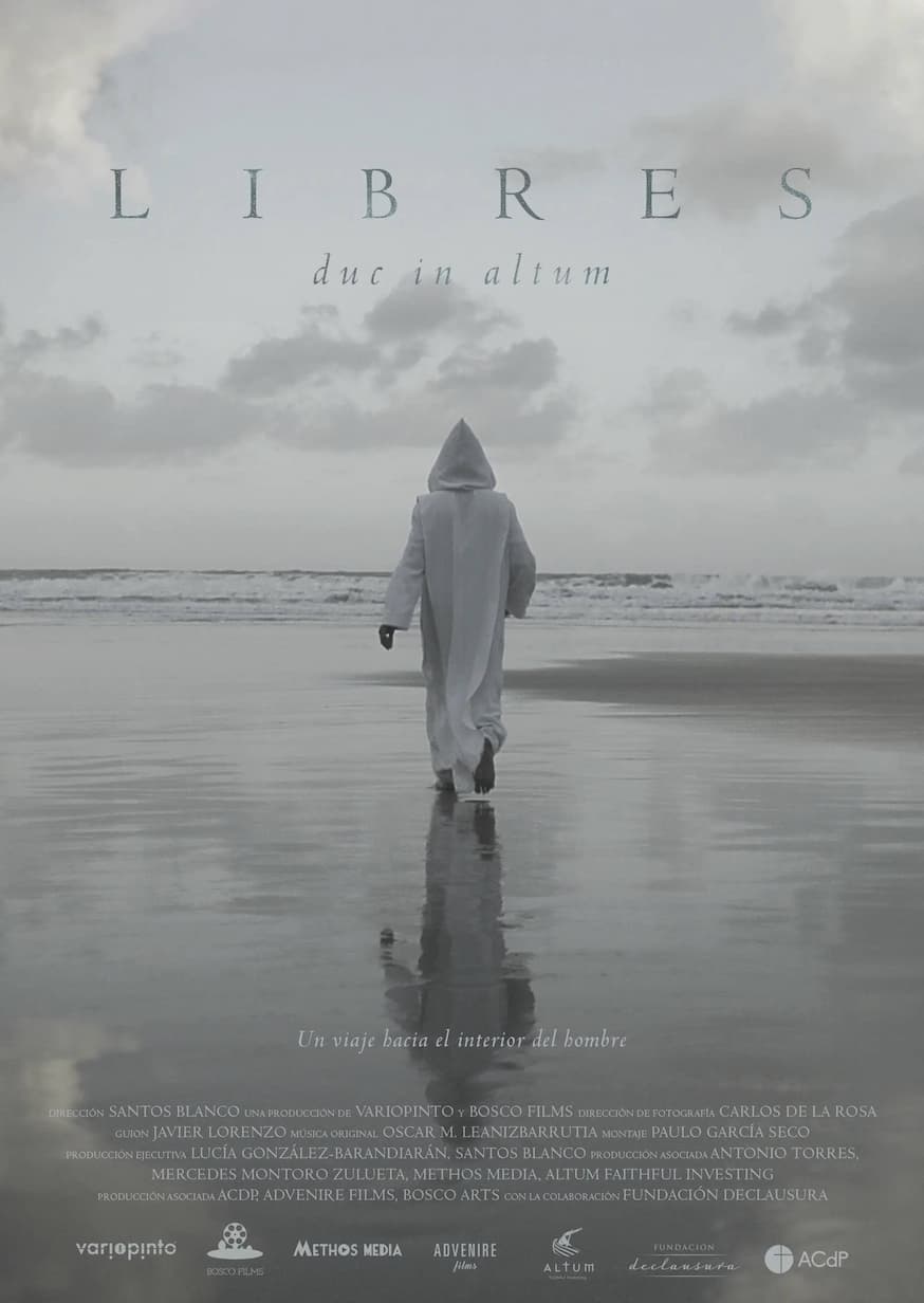 Poster van de documentairefilm Libres over religieus leven in 12 Spaanse kloosters 