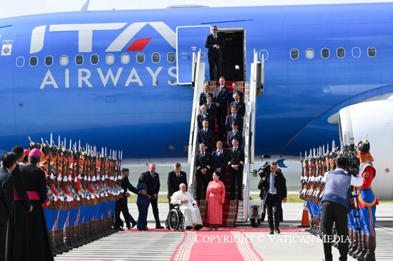 Paus Franciscus in Mongolië