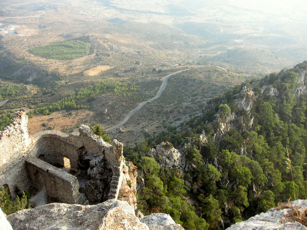 Het kasteel van Buffavento in Noord-Cyprus