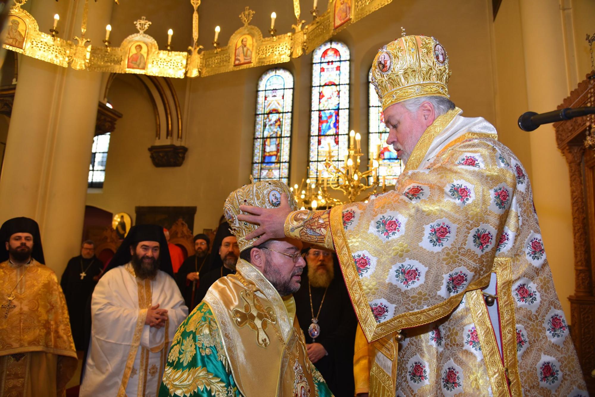 Wijding van de orthodoxe hulpbisschop Ioakim Archontos