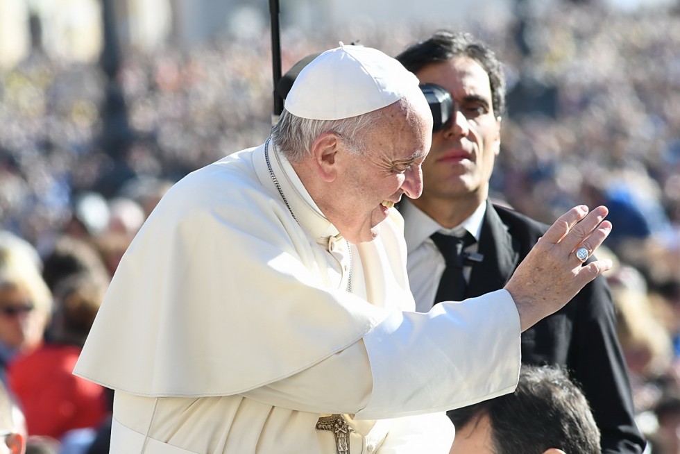 Audiëntie met paus Franciscus