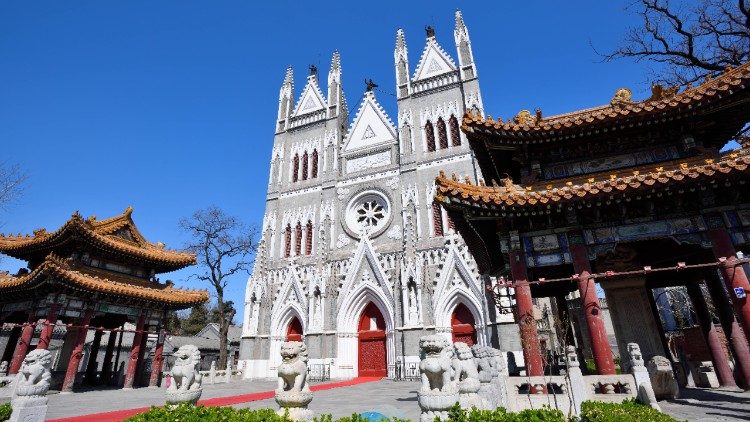 De kerk van de Heiland in Peking