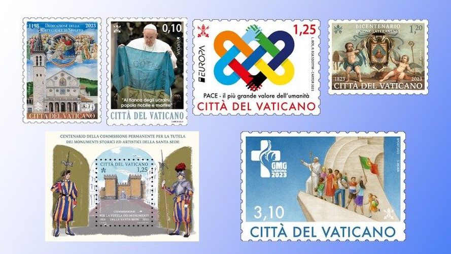 De nieuwe postzegels van het Vaticaan