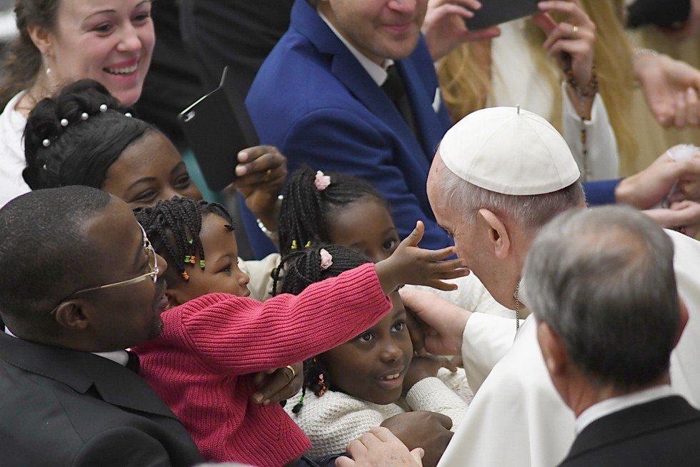 Audiëntie met paus Franciscus